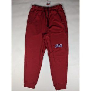 Nike Air Jordan Essentials Fleece Sweatpants Red Men's Size Large NWT
